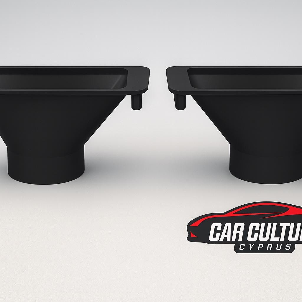 BMW E36 Fog Light Air Duct Set (Fits M & Non-M Bumper)