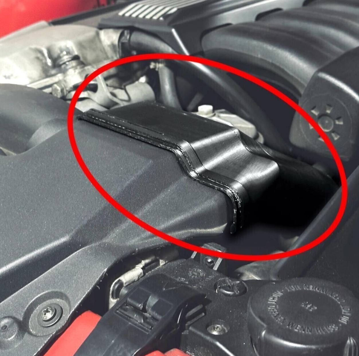 BMW E36 Alternator Cooling Duct – Air Flow Guide for Alternator Ventilation