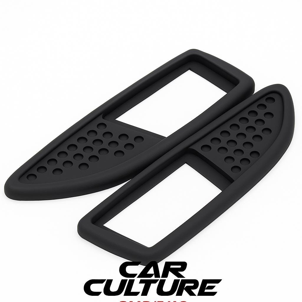 Opel Chevrolet Indicator Light Frame | Fits Astra H, Corsa, Zafira | black