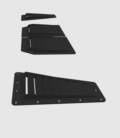 Universal Hood Vents — Optimized Airflow (Originally Designed for Nissan 350Z)