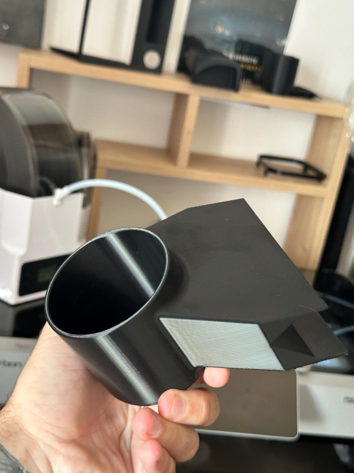 VW T5 Van Cup Holder: 3D Printed Dashboard Drink Holder black