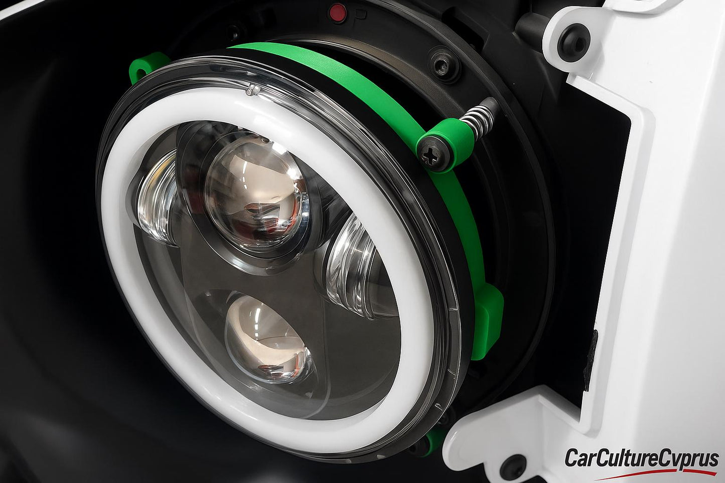 Renault Twizy LED Headlight Support Brackets Set of 2 | Aftermarket LED Mounts black