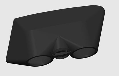Double Gauge Hood Pod for Nissan Patrol Y61 (Pre-2005) – 52mm Dual Mount