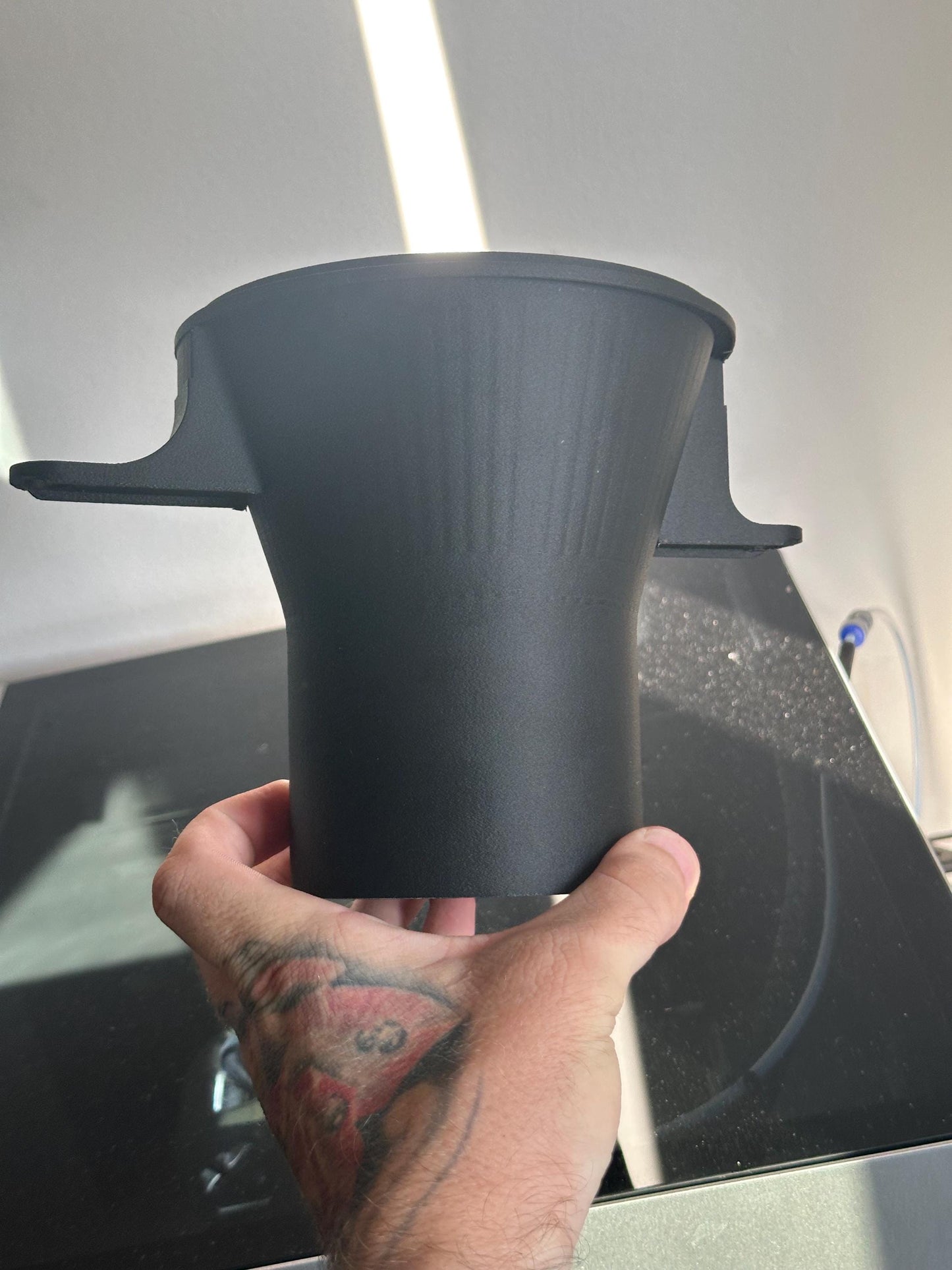 BMW E34 Headlight Intake Funnel Black | Engine Bay Cold Air Performance Upgrade