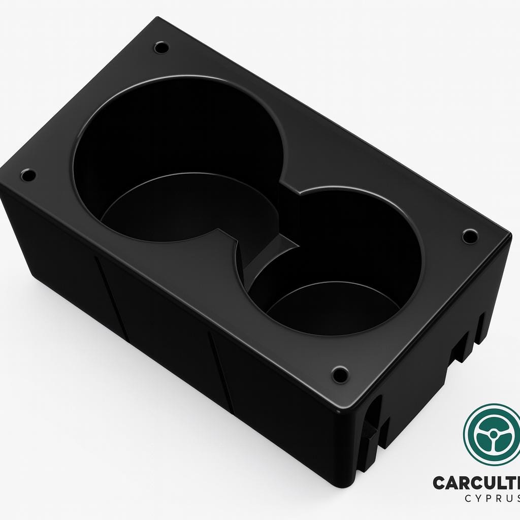 2011–2016 Ford SuperDuty (F250/F350) Double Cup Holder Insert – Fits Nalgene & HydroFlask