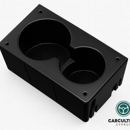 2011–2016 Ford SuperDuty (F250/F350) Double Cup Holder Insert – Fits Nalgene & HydroFlask