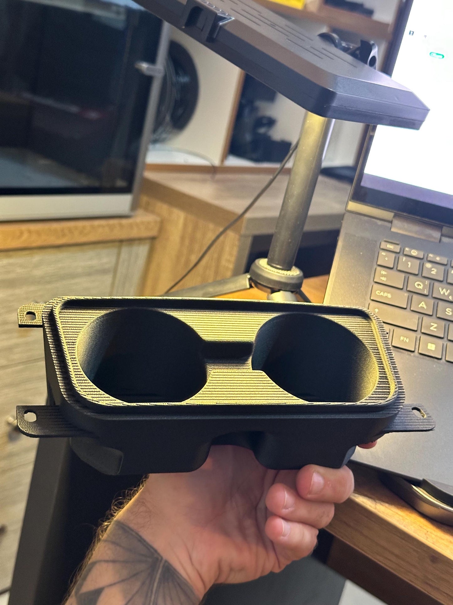 BMW E90/E91 Dual Cup Holder: 3D Printed Center Console Upgrade