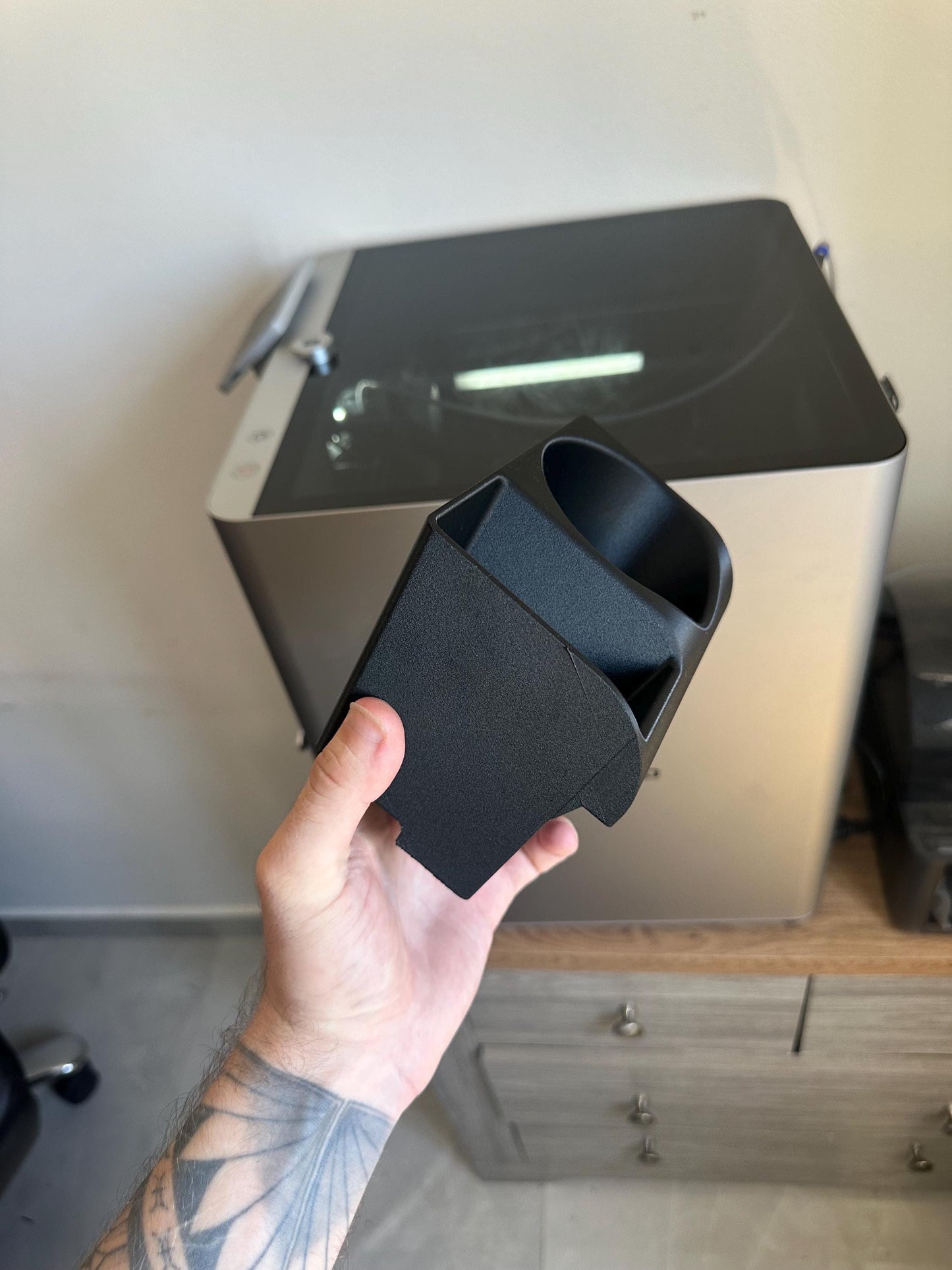 BMW E46 Rear Ashtray Delete – Cup Holder + Storage Insert (1998–2006)