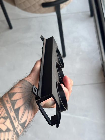 BMW E46 Triple Gauge Pod 52mm – Center Vent Mount, 1997–2006, Black