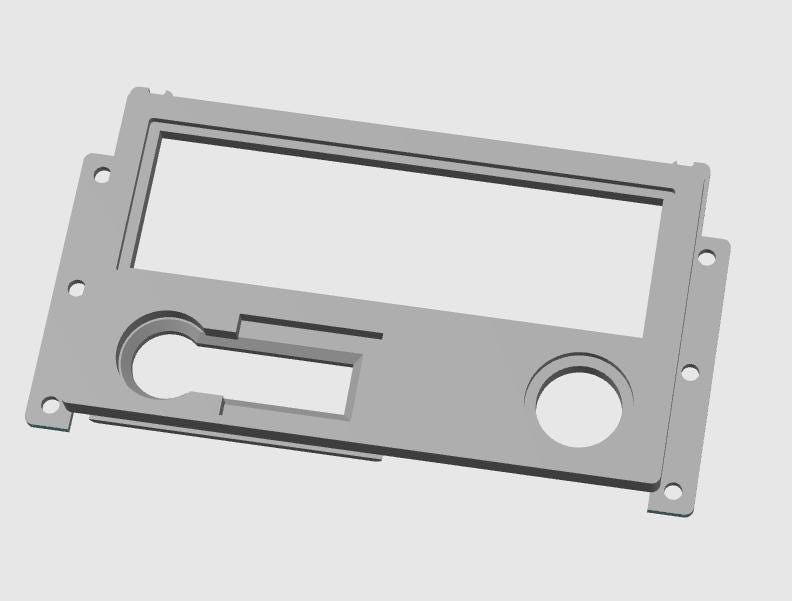 Mazda RX-7 FC Radio Bezel – Single din + Turbo Controller USB Charger Mount