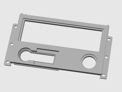 Mazda RX-7 FC Radio Bezel – Single din + Turbo Controller USB Charger Mount
