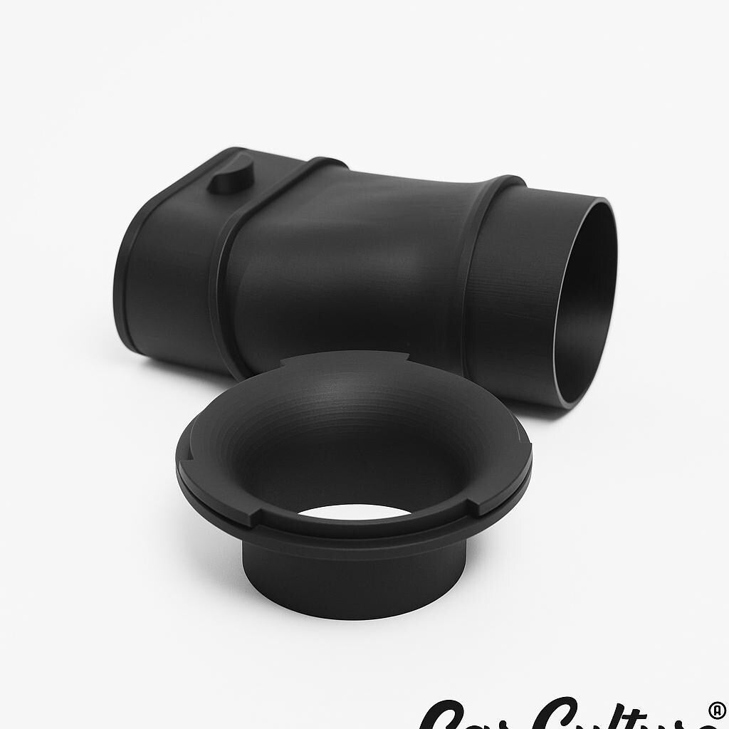 Renault Kangoo K9K Diesel Air Intake Pipe: 55mm Hose, black
