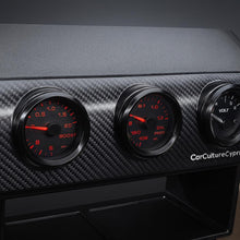 BMW E46 Triple Gauge Pod 52mm – Center Vent Mount, 1997–2006, Black