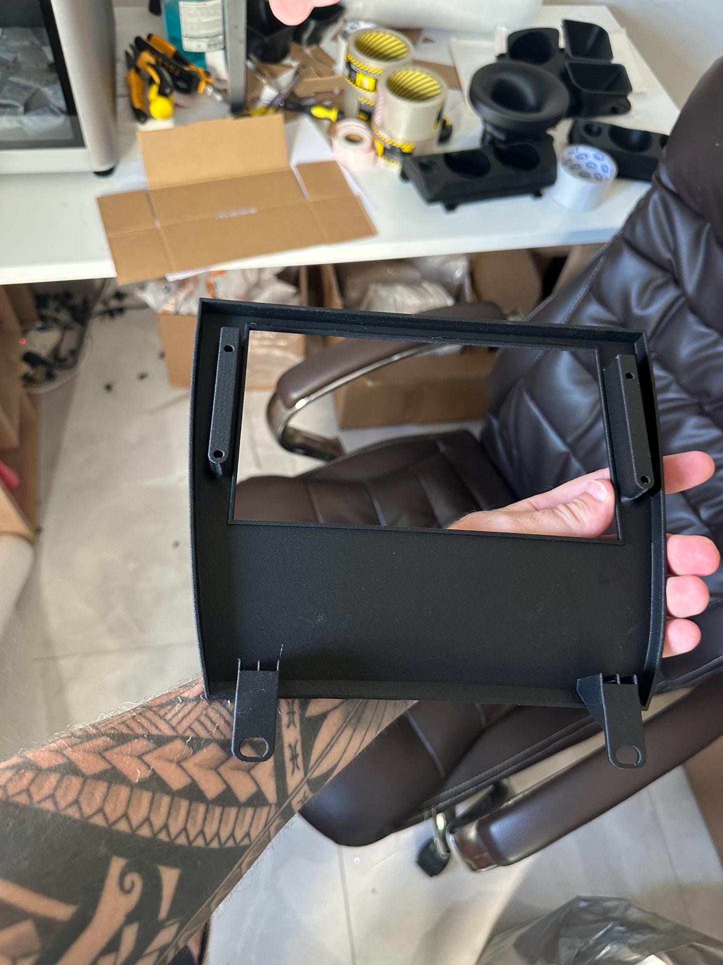 S14a Nissan Silvia 200SX Double DIN Dashboard Panel - 3D Printed