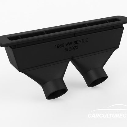 VW Beetle Center Vent – Defrost Assembly black