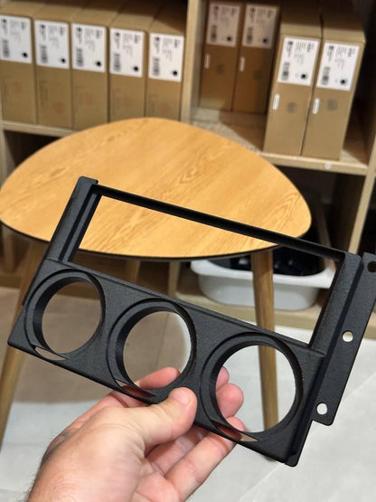 Mazda RX7 FC 52mm Triple Gauge Pod – Single DIN Radio + 3 Gauge Panel Combo