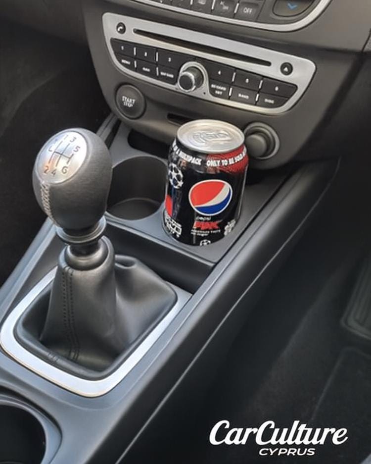 Renault Megane 3 Cup Holder Insert | 2 Versions: Standard Tight-Fit + Large XL Mugs | 2008–2016