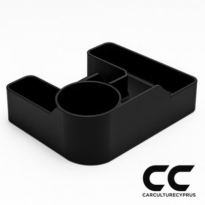 Suzuki Jimny JB74 Cup Holder — Manual Transmission — Drop-In Center Console Organizer black