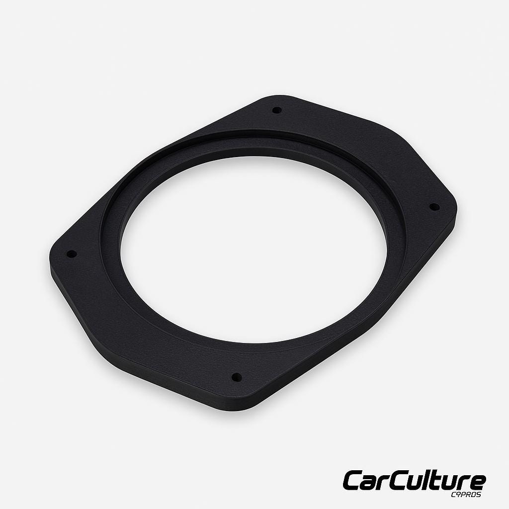 Dodge Challenger Speaker Adapter Set (2) | 6.5 Inch Front Door Mounts | black