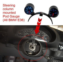 BMW E36 Gauge Pod: 52mm & 62mm, Perrin Style