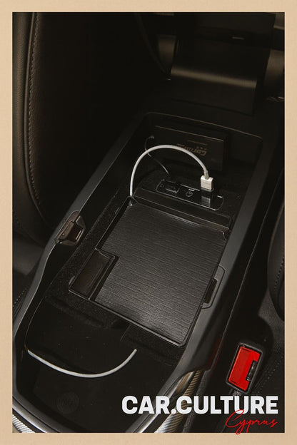 Cassetto Portaoggetti Alfa Romeo Stelvio 2021 | Armrest Storage Drawer | black