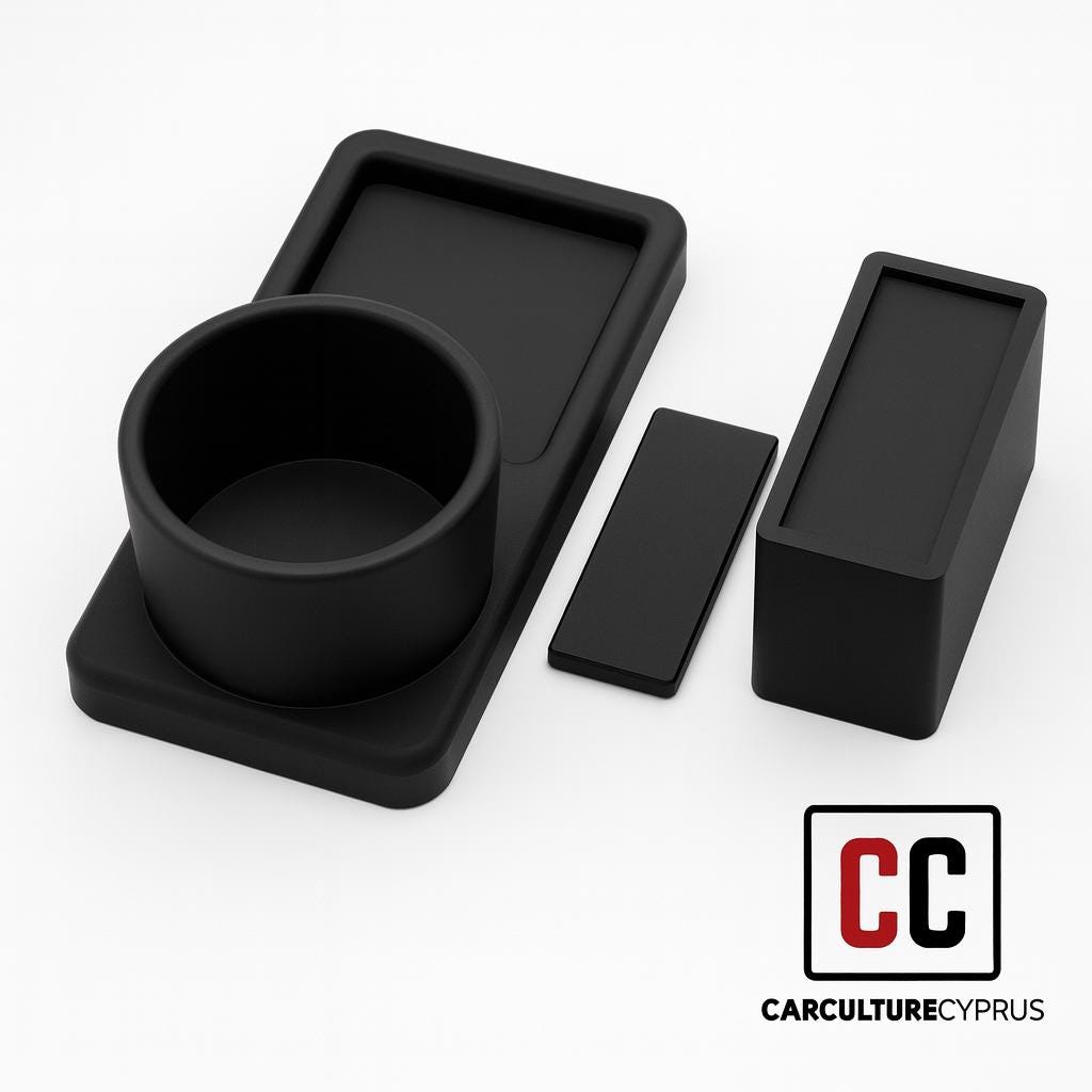 Ford Mustang Cup Holder & Coin Tray 1987–1993  | black