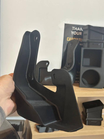 Honda CRX 2nd Gen Mud Flaps: Low Car Fitment, JDM Base Style black