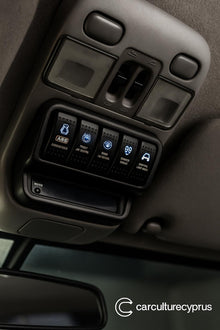 Schalterpanel für Nissan Patrol Y61 – Ersetzt Brillenhalter – Passend für ARB / Carling Style Schalter