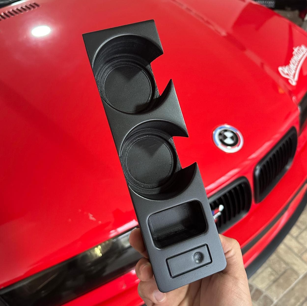 BMW E36 Cup Holder: 3D-Printed Center Console Insert
