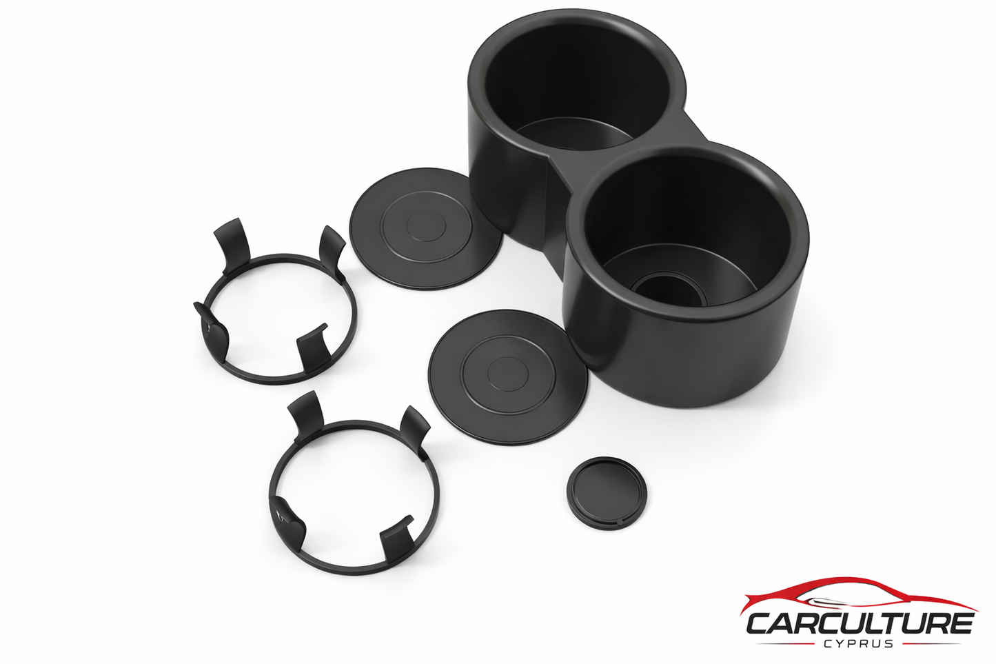 Porsche 911 (991) Rear Cup Holder – Dual Drink Holder Complete Kit