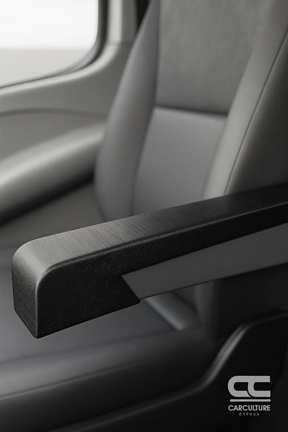 Replacement Mercedes Armrest Pad for T1N (2002–2006) / Dodge Sprinter Vans black