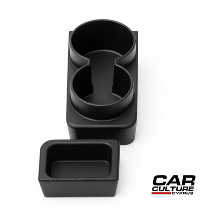Mercedes 190E Front-Position Cup Holder – Optimized for Comfort & Access black