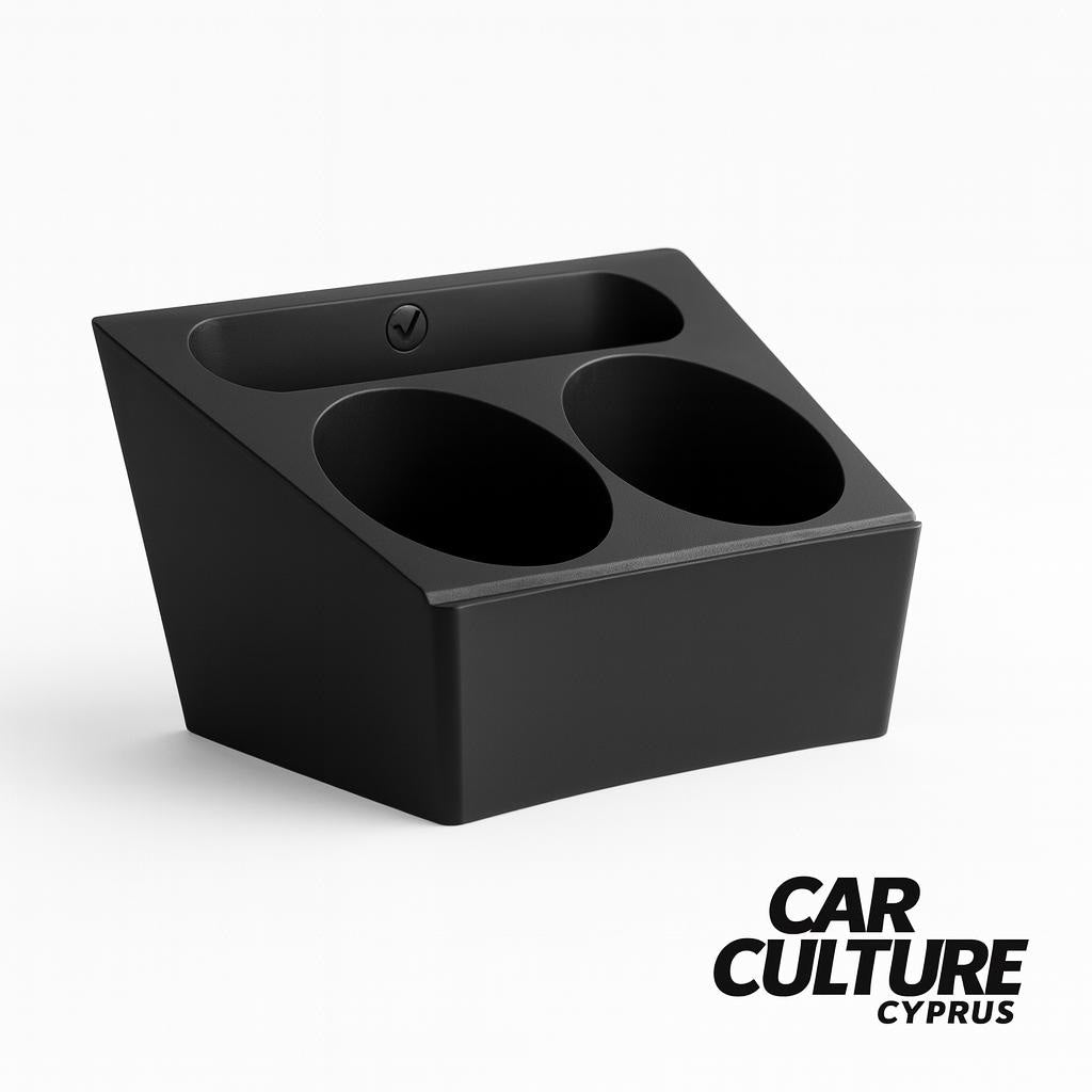 Renault Megane 3 Cup Holder Insert | 2 Versions: Standard Tight-Fit + Large XL Mugs | 2008–2016