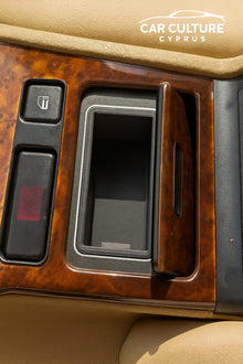 BMW E39 ashtray replace Cubby Center Console Storage Insert with Light Cutout Black