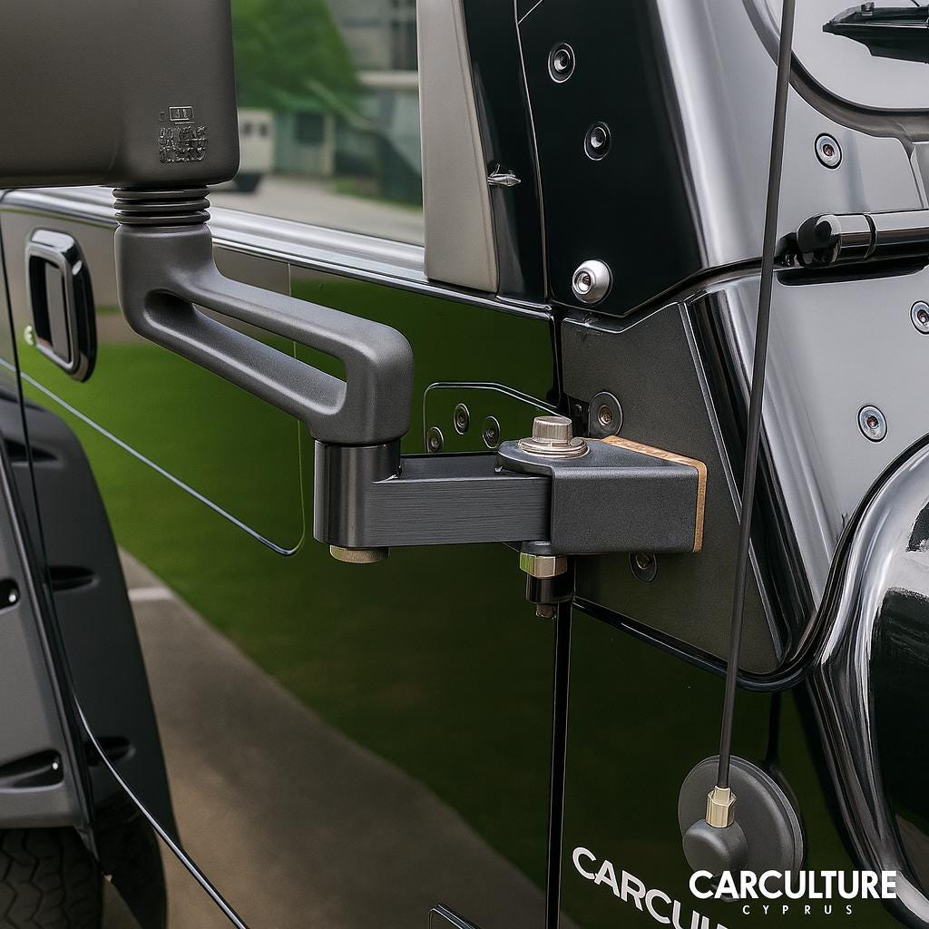 Jeep Wrangler TJ Mirror Extension Arm — 2" and 3" Options