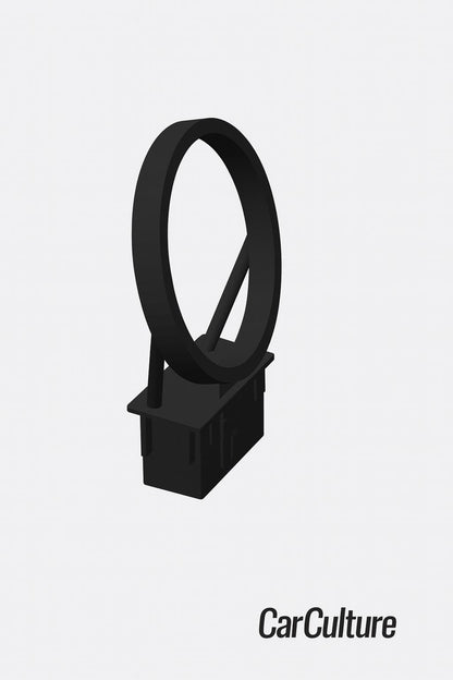 Ford Fiesta MK6 Cup Holder Insert: Coin Slot Replacement (2002-2008) black