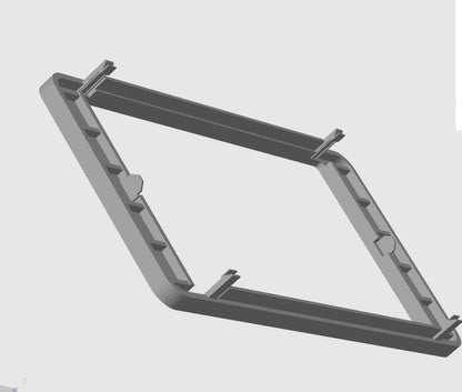 Mitsubishi Double DIN Radio Adapter — MMCS Dash Retention (Lancer / Outlander / ASX — 2008–2016)