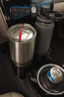 Nissan Leaf Cup Holder Adapter – Set of 2 (Fits 32–44oz) black