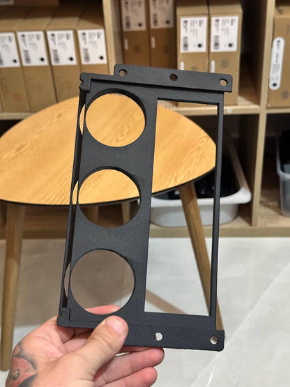 Mazda RX7 FC 52mm Triple Gauge Pod – Single DIN Radio + 3 Gauge Panel Combo