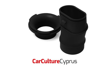 Renault Kangoo K9K Diesel Air Intake Pipe: 55mm Hose, black