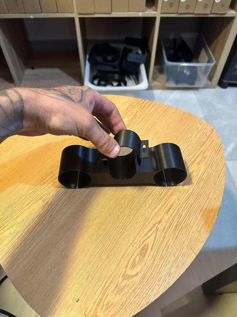 Vw beetle Gauge 52mm Bracket – Steering Column Mount black