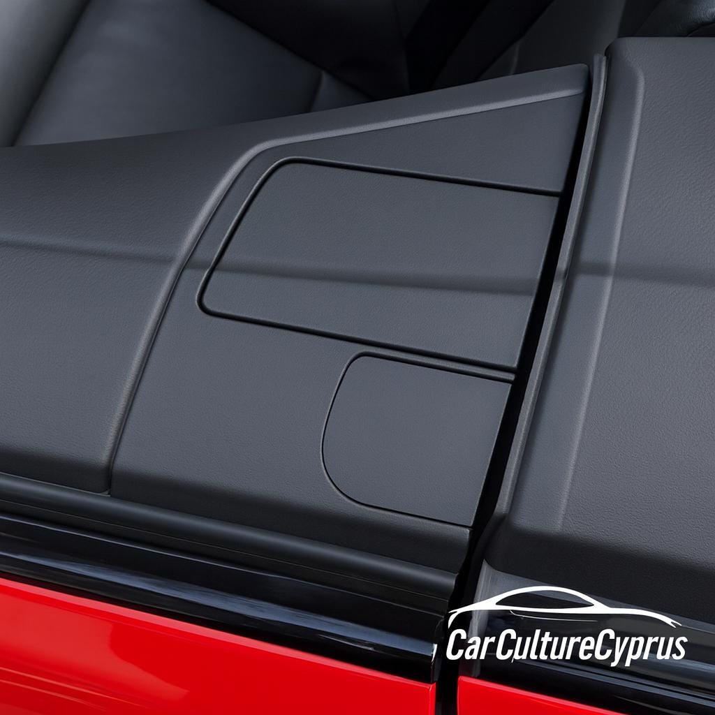BMW E46 Convertible Quarter Panel Trim Cover Kit: OEM Style, Durable ASA