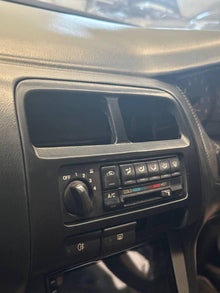 Nissan Silvia S14 Center Console Trim: ASA Plastic, AC Vents (1993-1998) Black