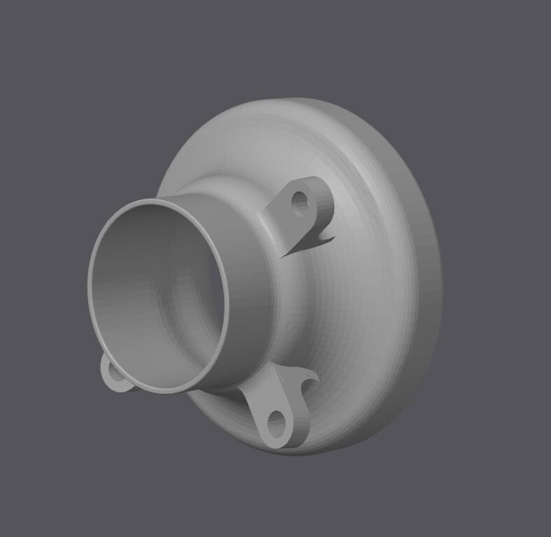 BMW E30 Intake Duct: High Beam Delete, Track/Drift Mod Black