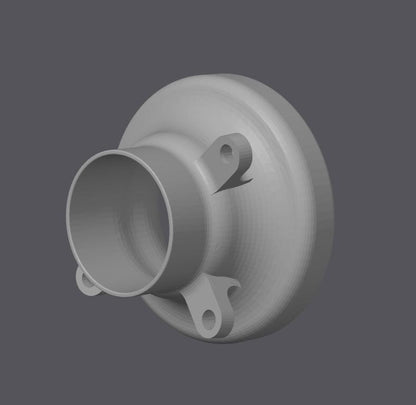 BMW E30 Intake Duct: High Beam Delete, Track/Drift Mod Black