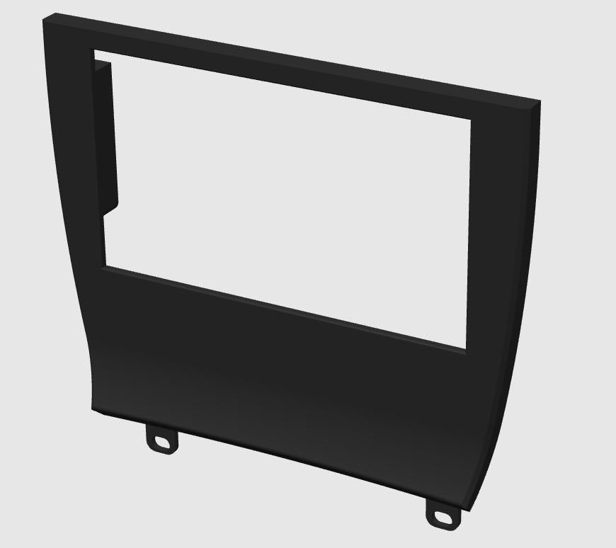 S14a Nissan Silvia 200SX Double DIN Dashboard Panel - 3D Printed