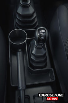 Porte-gobelet Suzuki Jimny JB74 — Transmission manuelle — Organisateur de console centrale à insérer noir