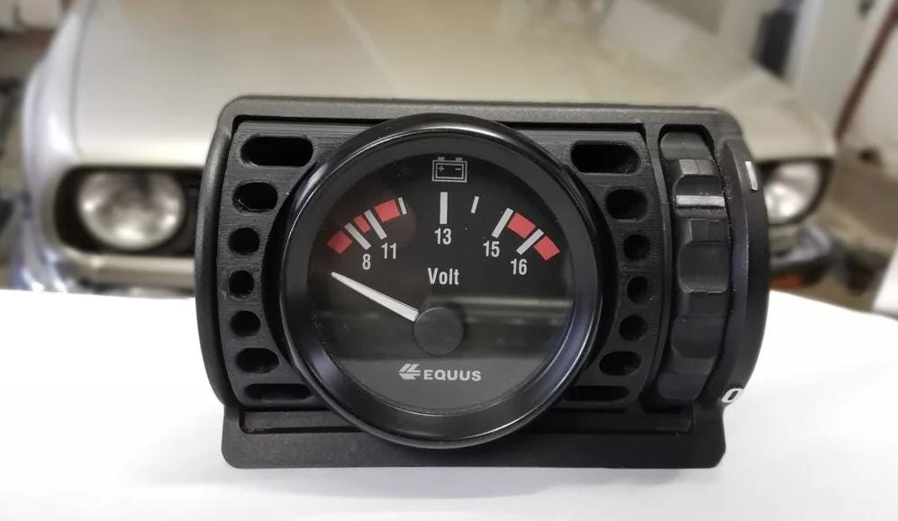 BMW E30 Gauge Vent Pod: 52mm Center/Side Vent Mount