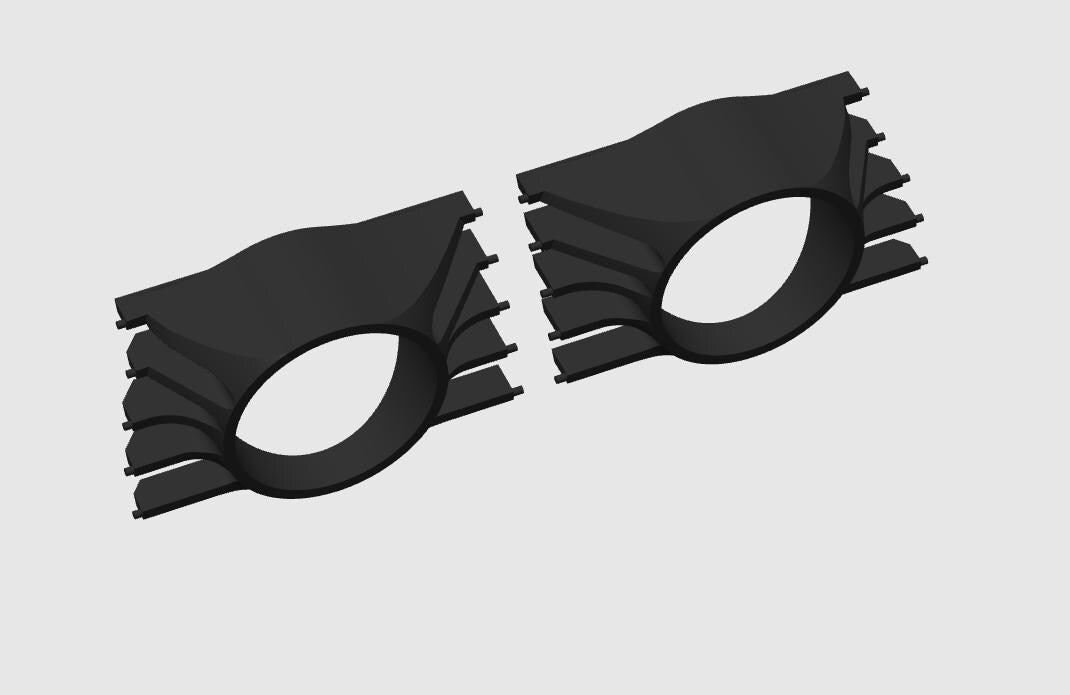 BMW E46 Gauge Pod for 52mm Turbo Gauges Black