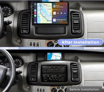 Renault Trafic Radio Support (Before 2010) | Dashboard Adapter for 10” Screen | black